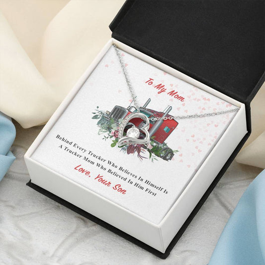 To Trucker's Mom Forever Love Necklace