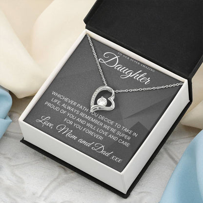 To Our Super Amazing Daughter Forever Love Necklace