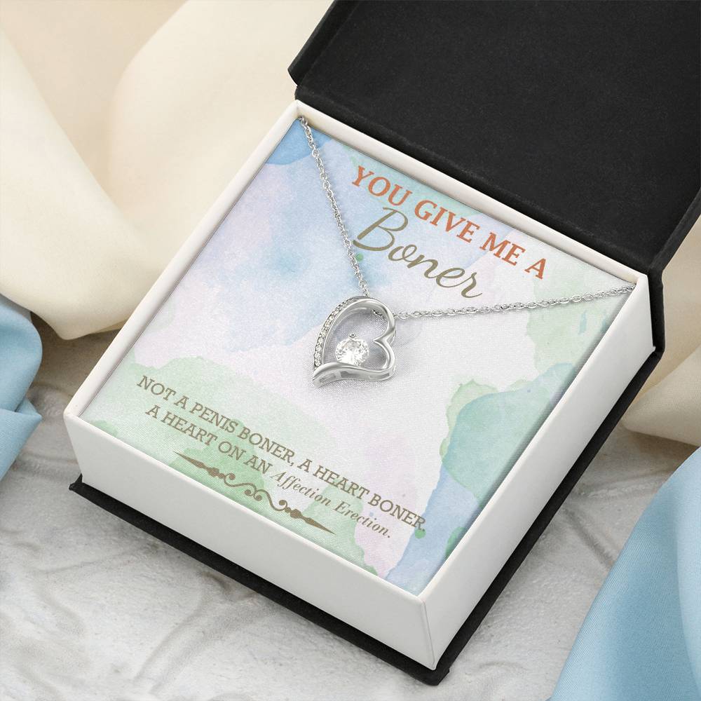 Almost Gone You Give Me A Boner Necklace Funny Gag Gifts For My Soulmate Funny Christmas Gifts Gag Gift For Her Unique Funny Birthday Gifts For Her Forever Love Necklace