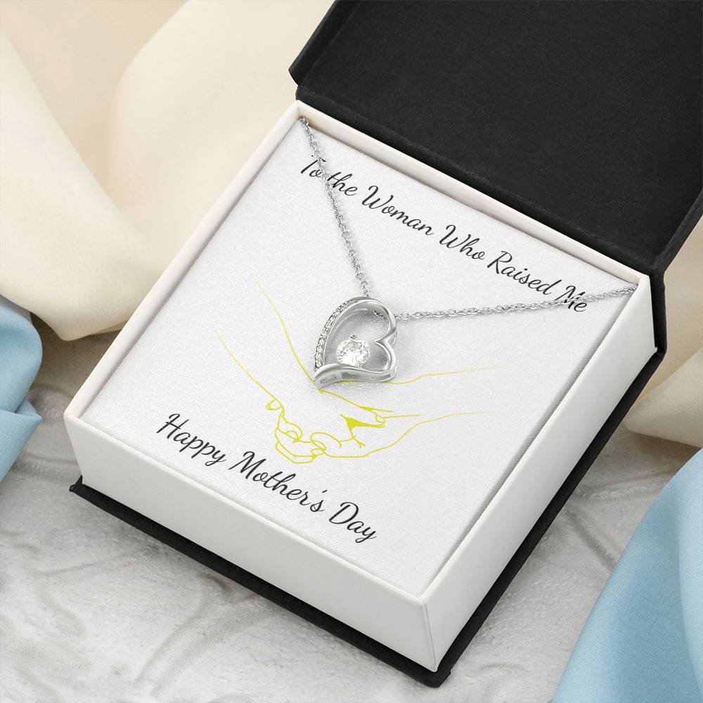 To The Women Who Rice Me Happy Mother's Day Necklace 1 Forever Love Necklace