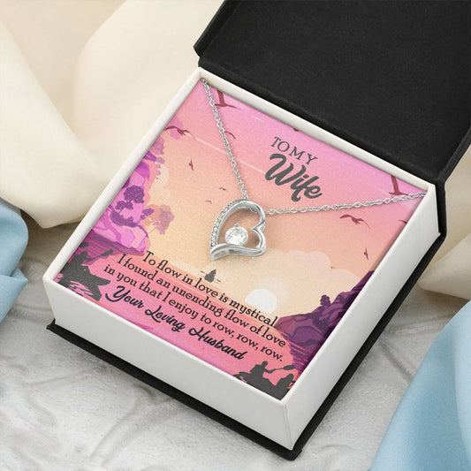 To My Wife Diamond Necklace Anniversary Gift For Wife Gift For Wife Necklace For Wife Birthday Gift For Wife Diamond Necklace For Forever Love Necklace