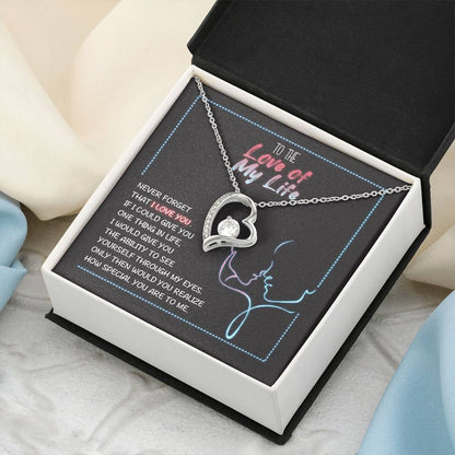 To The Love Of My Life Heart Necklace 1 Forever Love Necklace