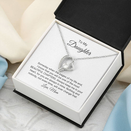 Daughter Beautiful Chapters - Necklace Forever Love Necklace
