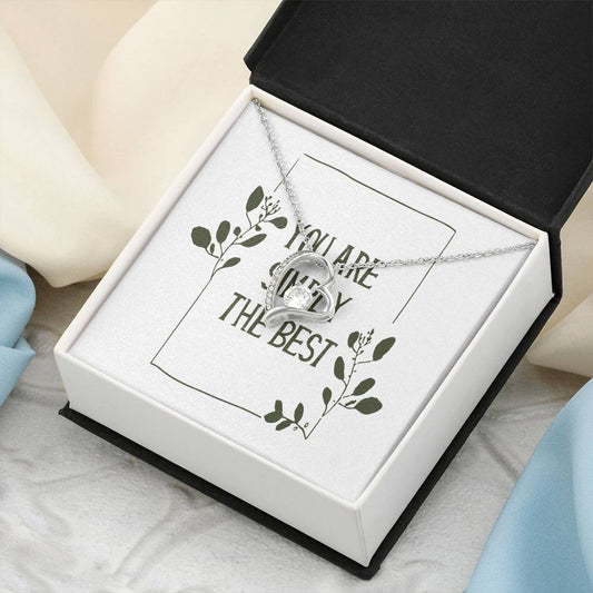 You Are Simply The Best Mother's Day Wife Girlfriend Forever Love Necklace