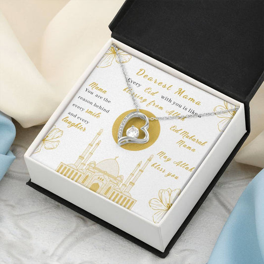 Beautiful Eid Gift For Mama Blessing From Allah 1 Forever Love Necklace