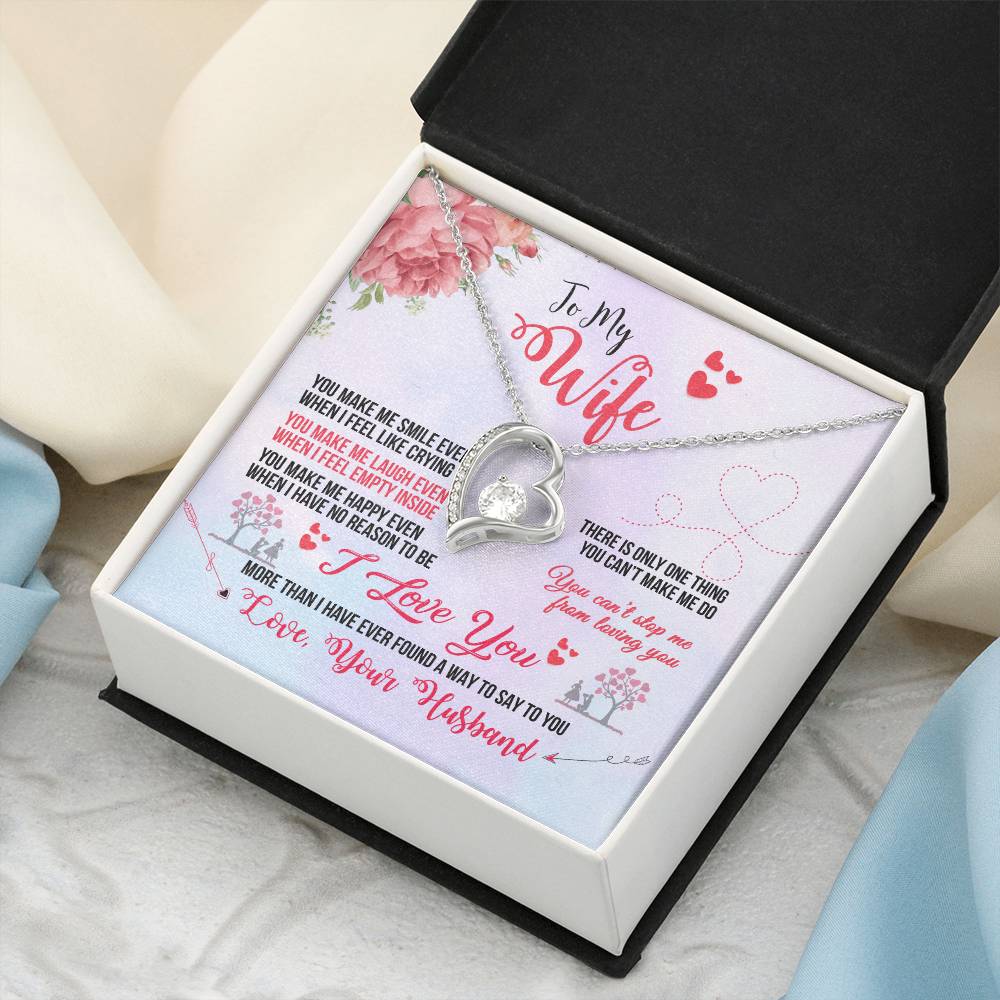 Forever Love Necklace To My Wife I Love You 1 Forever Love Necklace