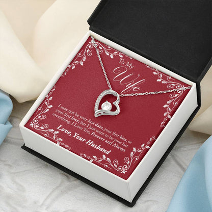 To My Wife I Love You Forever And Always From Husband Gift Necklace Forever Love Necklace