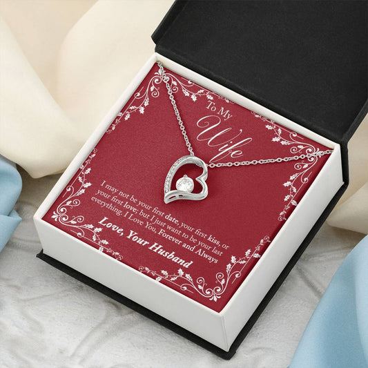 To My Wife I Love You Forever And Always From Husband Gift Necklace Forever Love Necklace