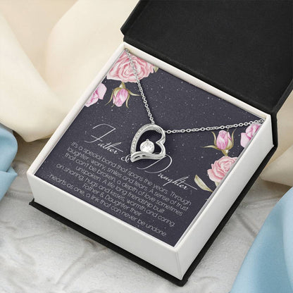 Father And Daughter Best Friend For Life Dragonfly Necklace Birthday Father Daughter Necklace Father To Daughter Birthday Gift Forever Love Necklace