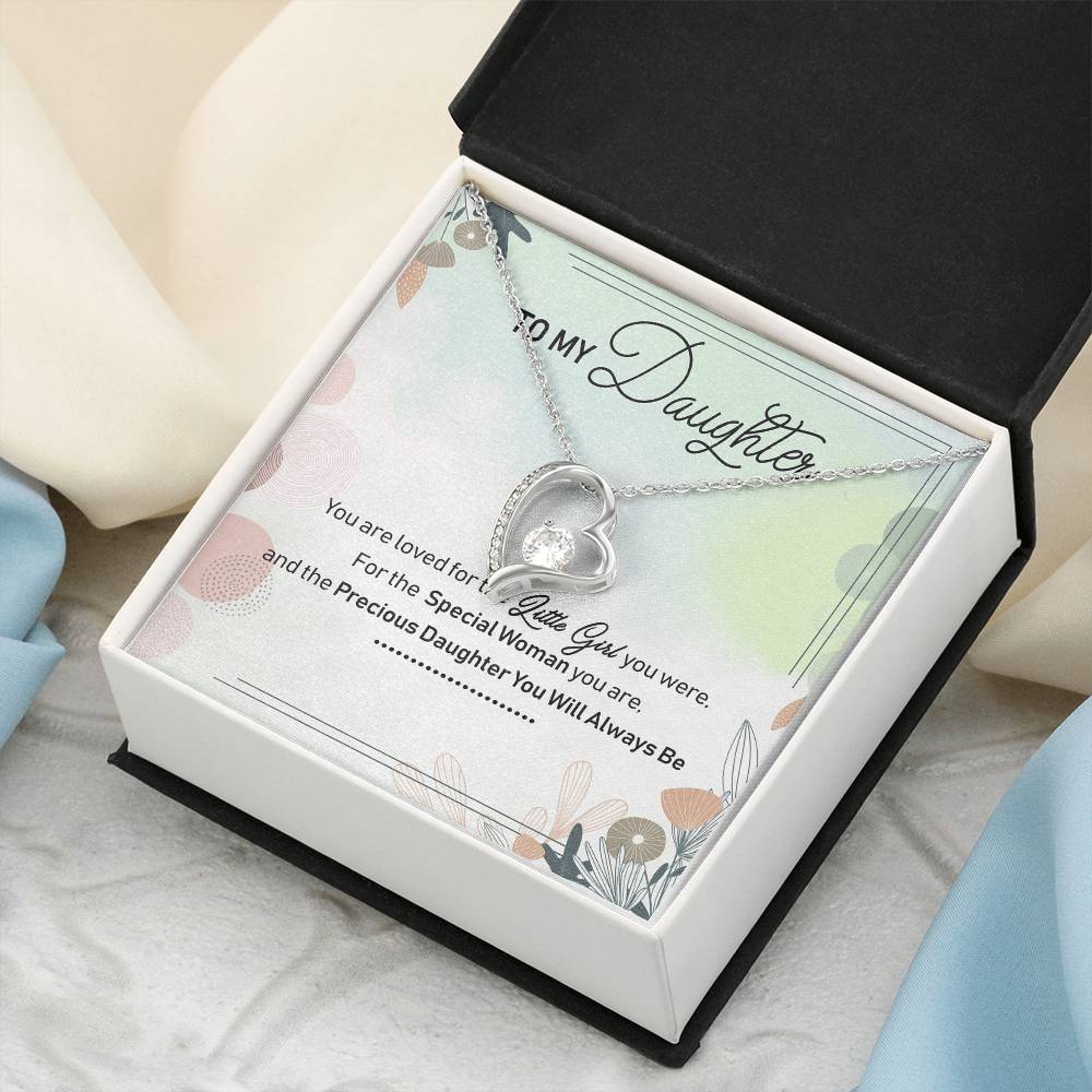 Gift For Daughter From Mom Anniversary Lovingly Mom Grown Up Daughter Hug Necklace For Daughter Always Keep Me In Your Heart Forever Love Necklace