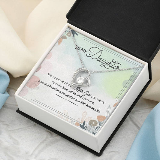 Gift For Daughter From Mom Anniversary Lovingly Mom Grown Up Daughter Hug Necklace For Daughter Always Keep Me In Your Heart Forever Love Necklace