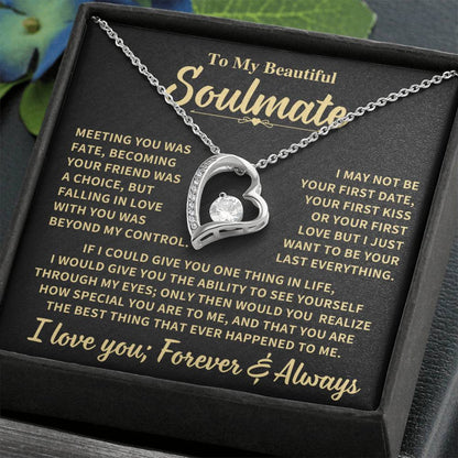 Beautiful Soulmate Gift Forever Love Necklace