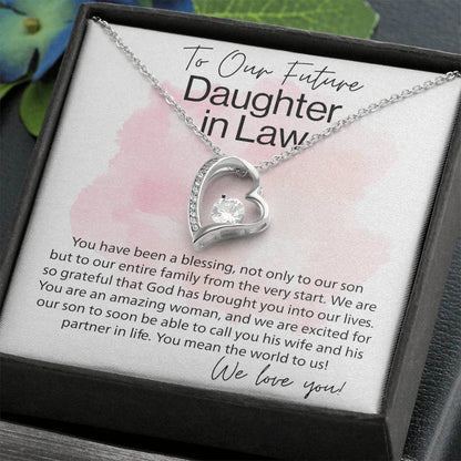To Our Future Aughter In Law Forever Love Necklace