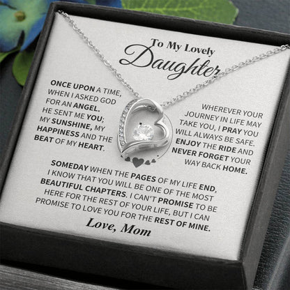 Daughter Gift- From Mom Forever Love Necklace