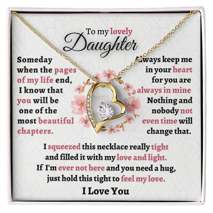 Gift For Daughter - Feel My Love Forever Love Necklace
