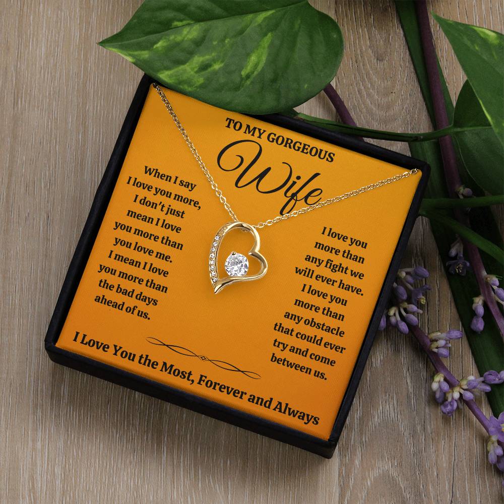 Wife Most Forever Love Necklace