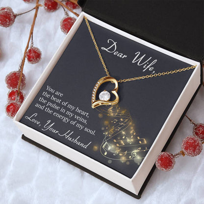 To My Wife Necklace Anniversary Gift For Wife Birthday Gift For Wife Gift For Wife Necklace For Wife Gift For Wife Birthday 1 Forever Love Necklace
