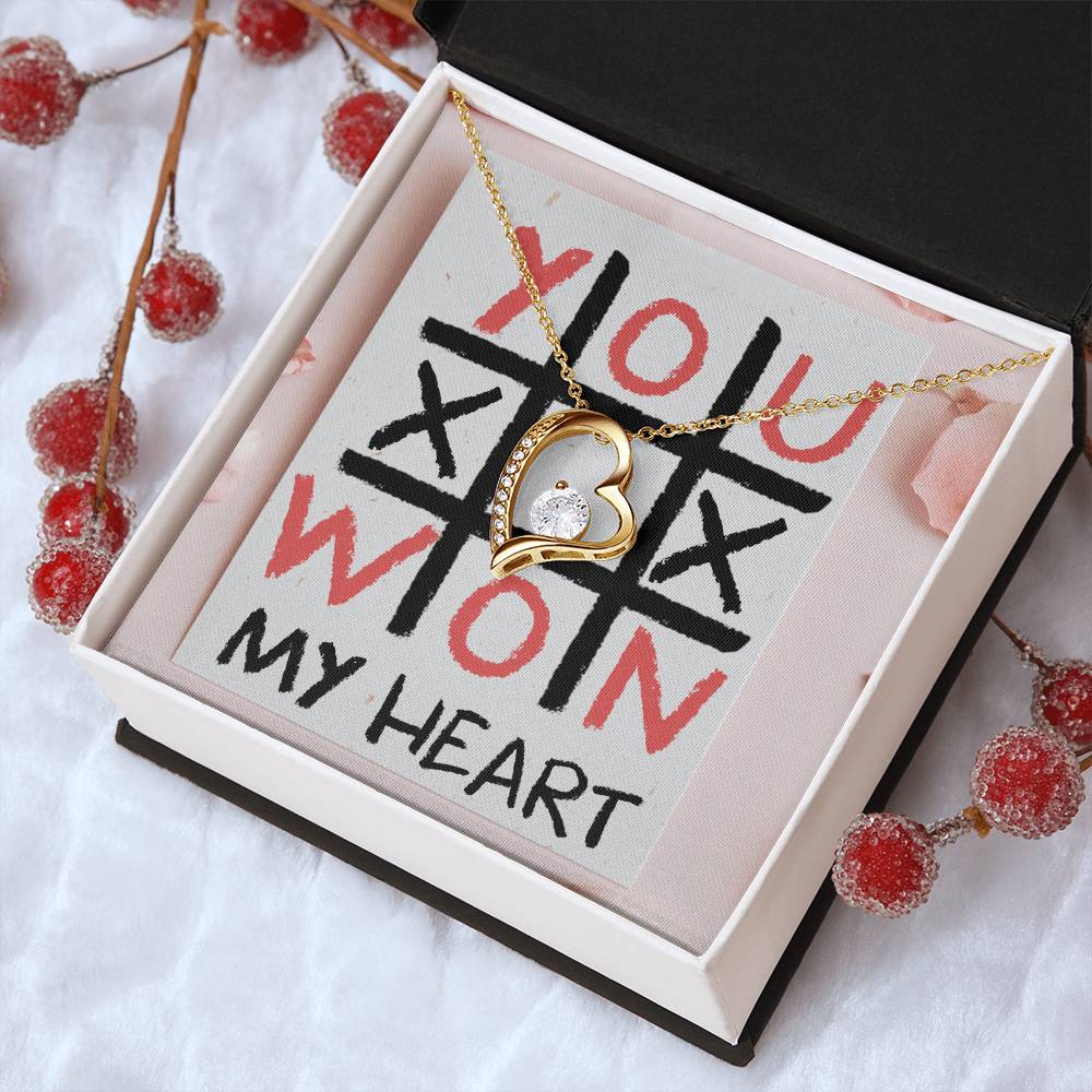 Xoxo Won My Heart Forever Love Necklace