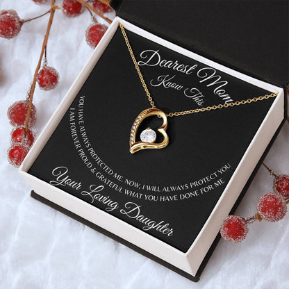 Dearest Mom Know This 1 Forever Love Necklace