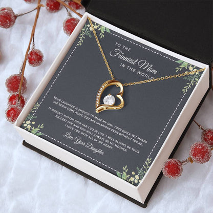 To The Funniest Mom Forever Love Forever Love Necklace