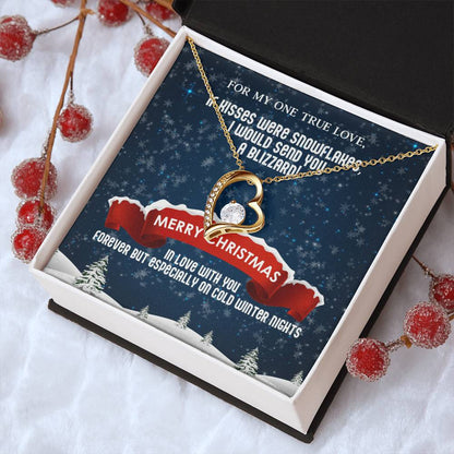 Forever Love Necklace To My One True Love Christmas Blizzard 1 Forever Love Necklace