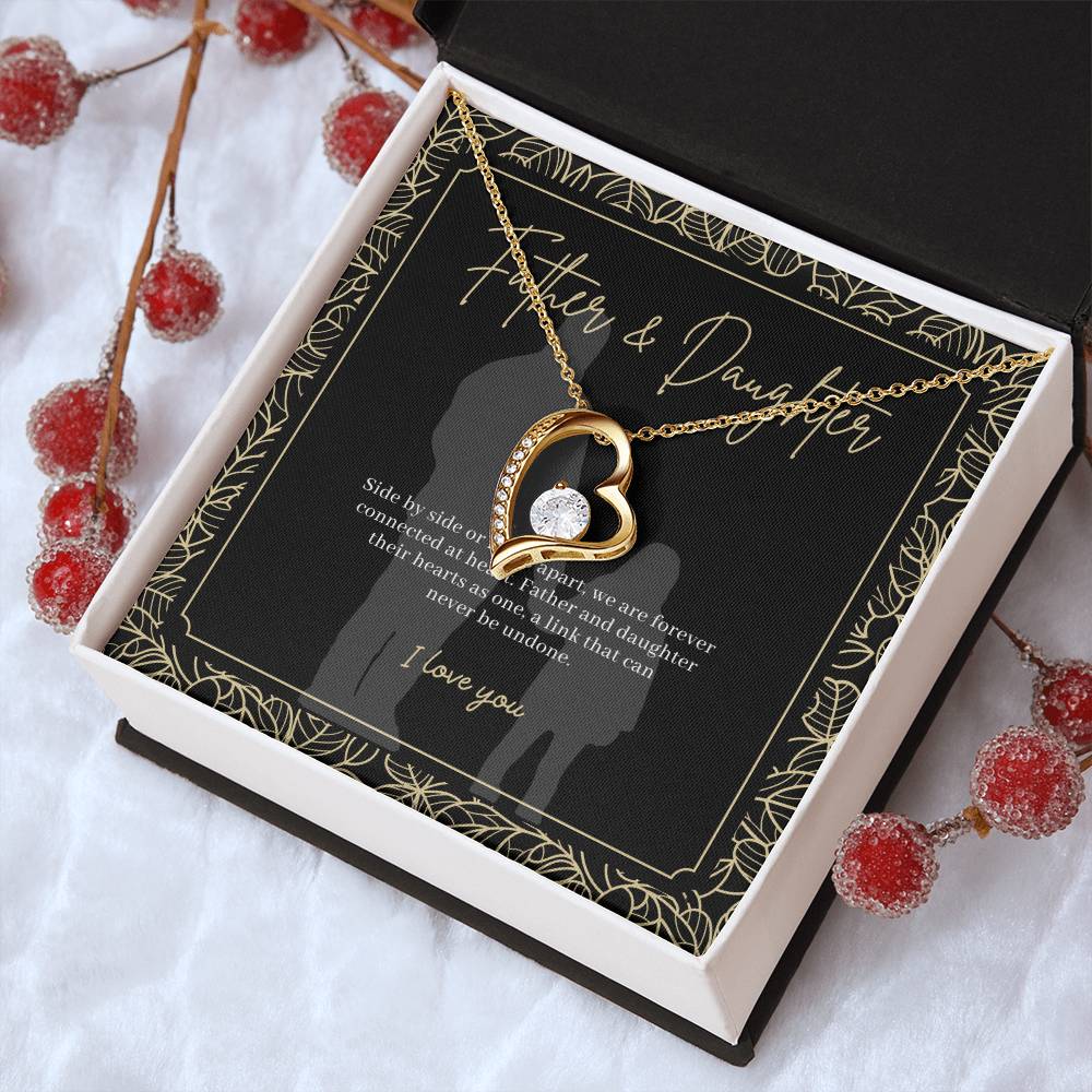 Father And Daughter 1.8 Forever Love Necklace