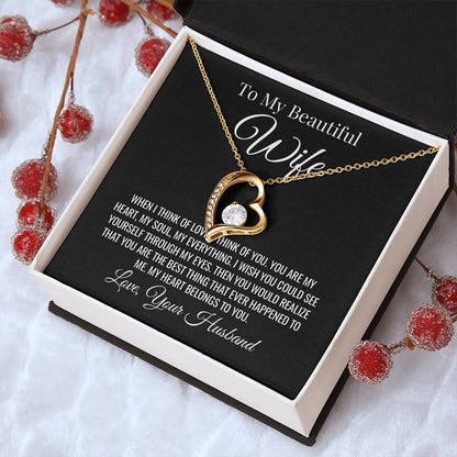 Wife Forever Love Valentine's Necklace Forever Love Necklace