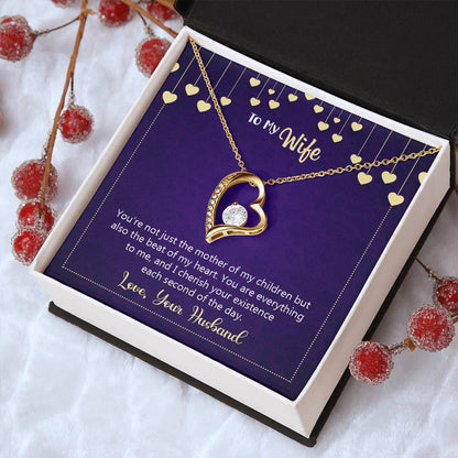 To My Wife Happy Anniversary You're Not Just The Mother Of My Children Necklace 1 Forever Love Necklace