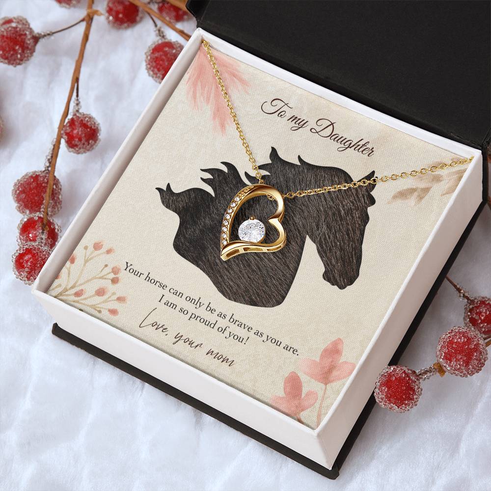Forever Love Necklace Horse Girl Forever Love Necklace