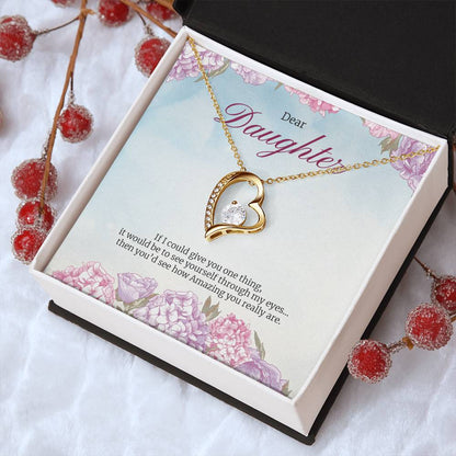 Forever Love Necklace For Daughter Forever Love Necklace