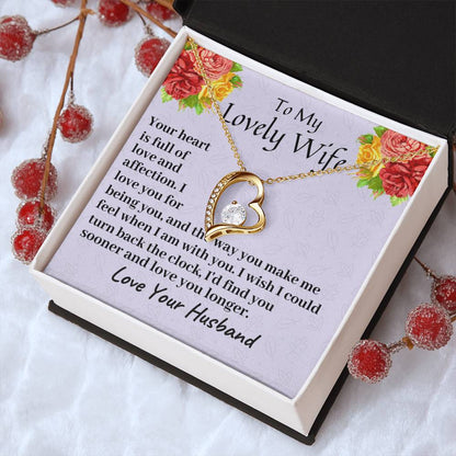 To My Wife I Love You For Being You Necklace 1 Forever Love Necklace