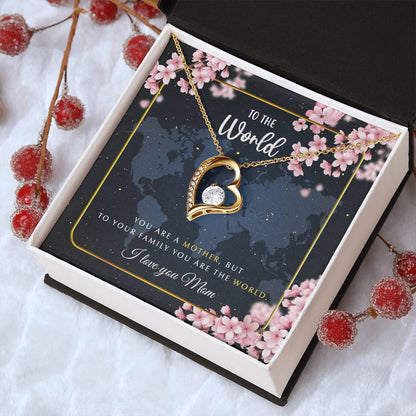 To The World  Necklace Forever Love Necklace