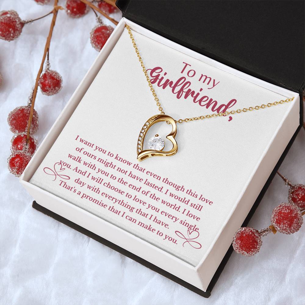 Valentine's Gift For Girlfriend I Will Choose To Love You Every Single Day With Everything That I Have 1 Forever Love Necklace