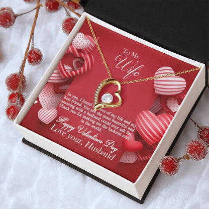 To My Wife 2 Forever Love Necklace