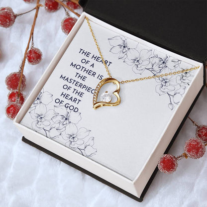 A Mother's Heart Heart Shaped Necklace 1 Forever Love Necklace