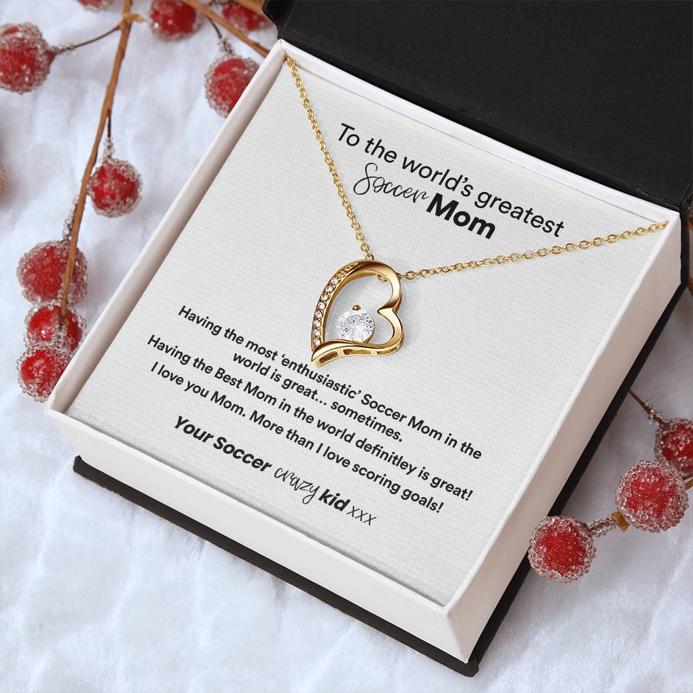 To The World's Greatest Soccer Mom – Forever Love Necklace Forever Love Necklace