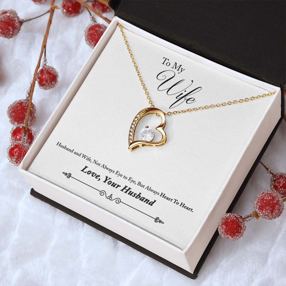 To My Wife Dazzling 1 Forever Love Necklace