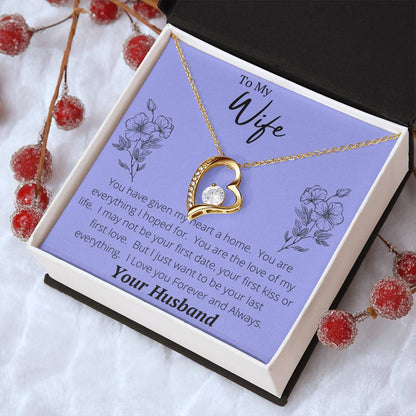 Dazzling Forever Love Necklace For That Special Woman On Valentine's Day Forever Love Necklace