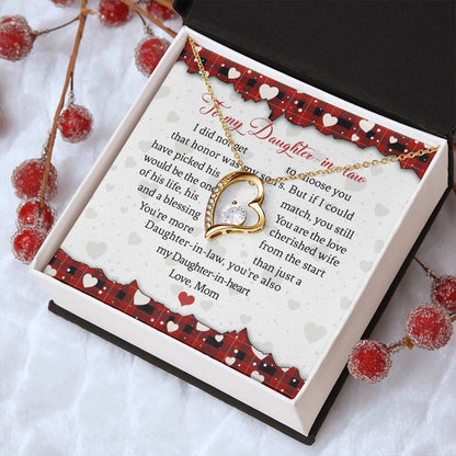 Daughter In Law 1 Forever Love Necklace