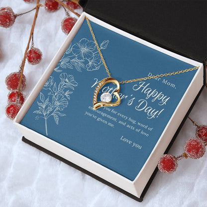 Forever Love Necklace Happy Mother's Day Forever Love Necklace