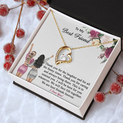 Gift For Best Friend Friend Necklace 1 Forever Love Necklace