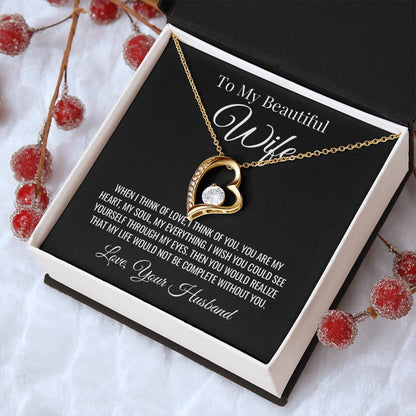Wife Forever Love Valentine's Necklace 1 Forever Love Necklace