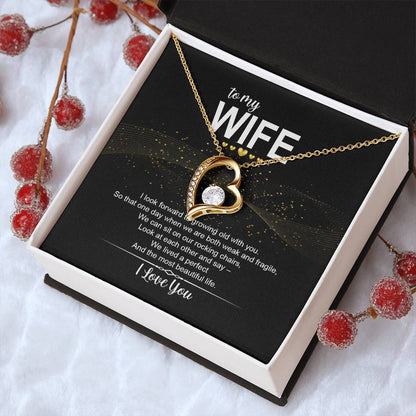 To My Wife I Love You Message Tmw14 1 Forever Love Necklace