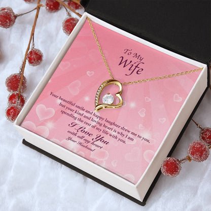 To My Wife Your Beautiful Smile Forever Love Necklace