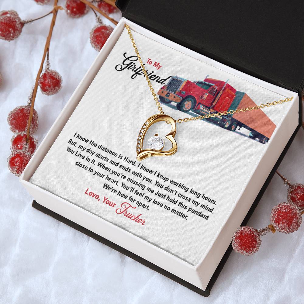 Trucker's Girlfriend Forever Love Necklace
