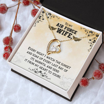 Forever Love Necklace To My Air Force Wife 1 Forever Love Necklace
