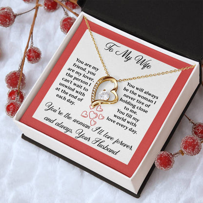You're The Woman I'll Love Forever And Always Necklace - Forever Love Necklace