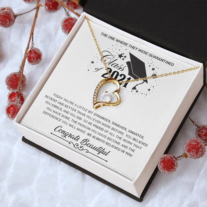 Class Of 2021 Graduation Gifts For Her Graduation Gift For Daughter Feeling Proud Gift On Child's Graduation Best Graduation Gift Forever Love Necklace