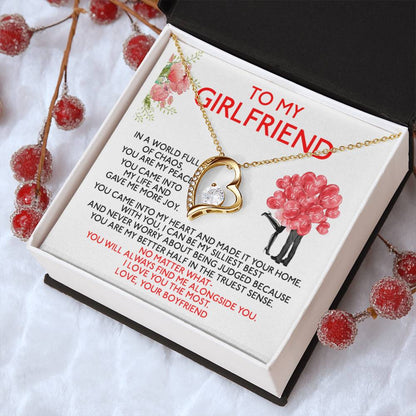 Gf002 Gift For Girlfriend 1 Forever Love Necklace