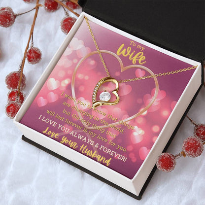 Evernity Heart Necklace Forever Love Necklace